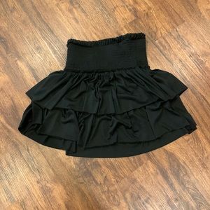 Anthropology Black mini skirt